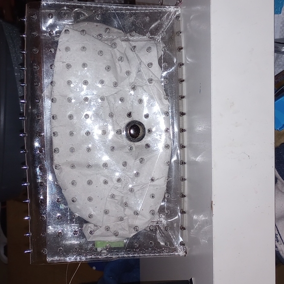 STEVE MADDEN B.SEDUCE CLEAR Spike Studded Purse. Bar Code:#20574125 (RETAIL $69) - Picture 2 of 5